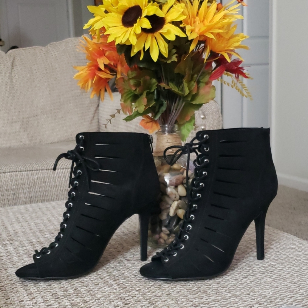 Open toed high heels
